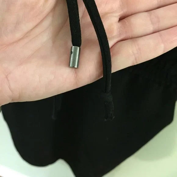 VINCE Contrast Trim Zip Neck Drawstring Dress - Picture 5 of 9